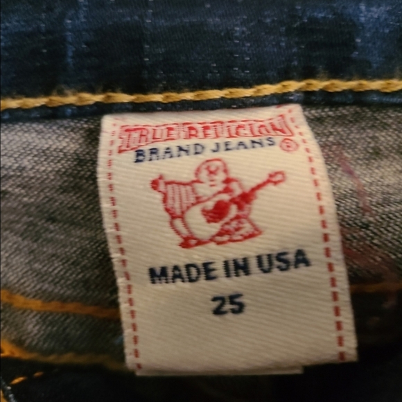 True Religion Stella Seat Skinny W=25 I=25 - Picture 3 of 7
